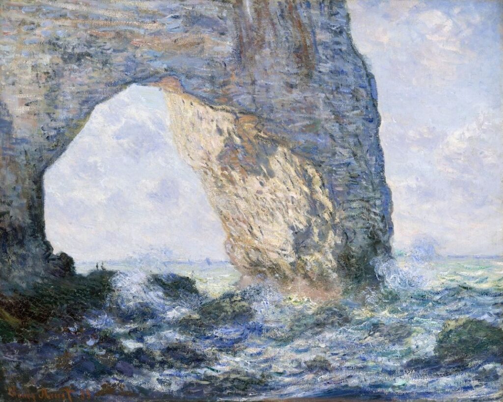 Claude Monet "Manneporte" 1883